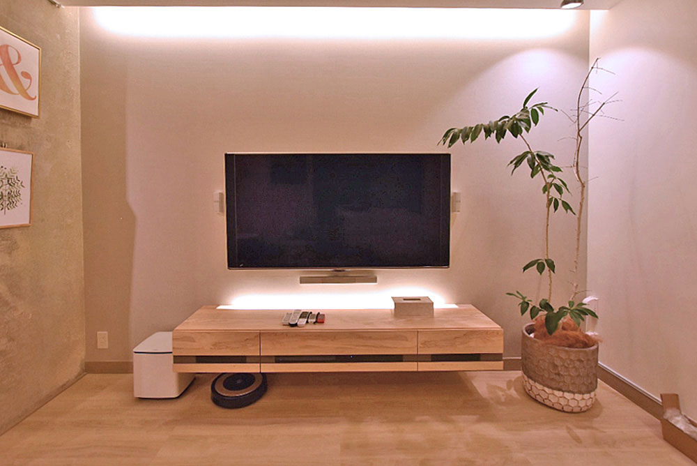 フロートテレビボード