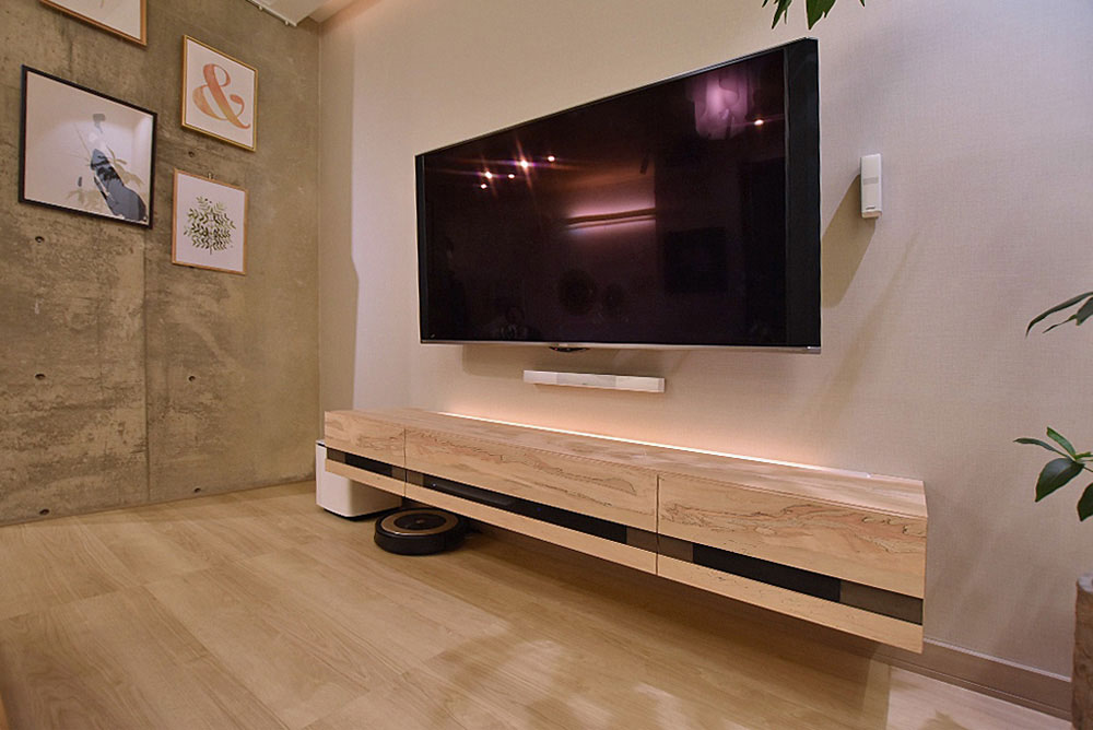 フロートテレビボード